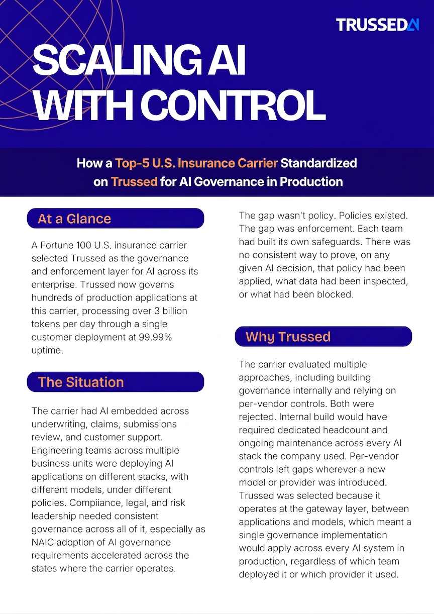 Scaling AI with control, page 1